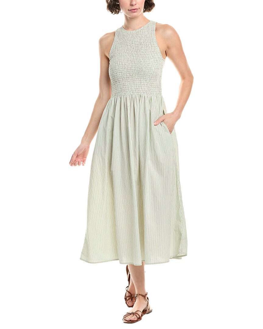 Madewell The Melody Smocked Midi Dress