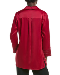 Anne Klein Montreal Satin Tunic Top