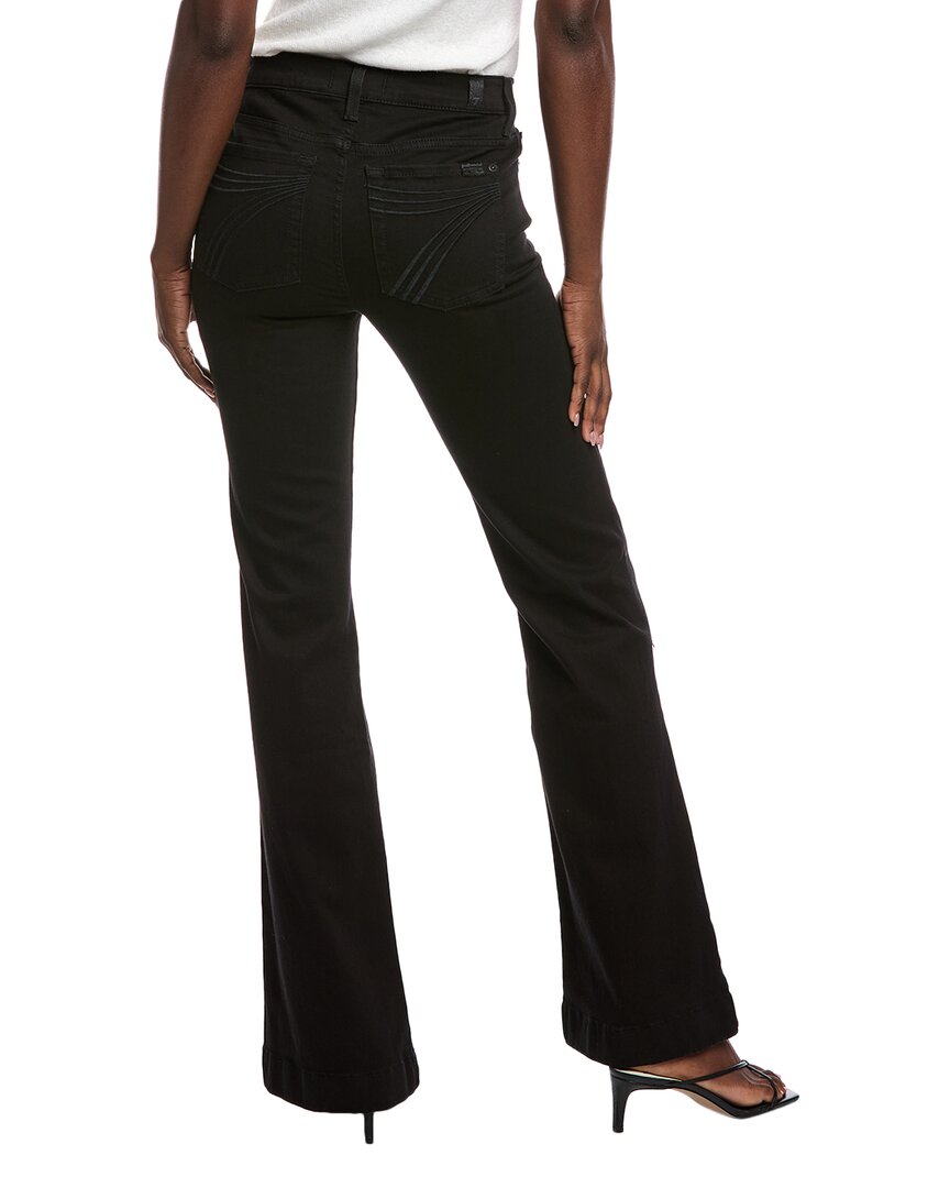 7 For All Mankind Dojo Night Black Kick Flare Jean