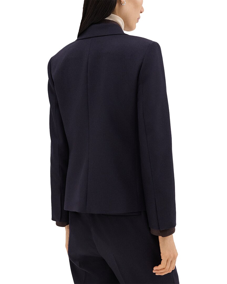 Theory Flannel Wool Slim Jacket