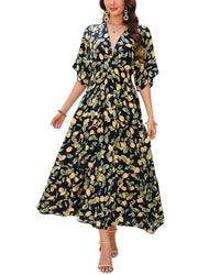 Orniya Linen Maxi Dress