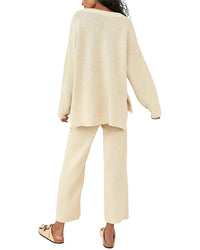 Bella Desert 2Pc Sweater & Pant Set