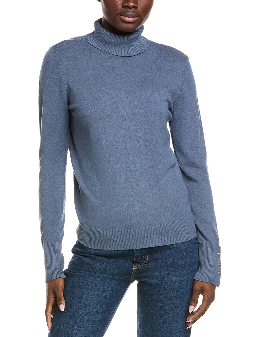 Joseph A. Joseph A. Button Cuff Turtleneck