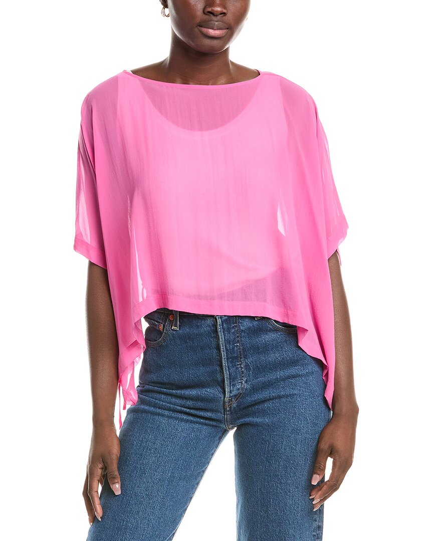 Eileen Fisher Silk Poncho
