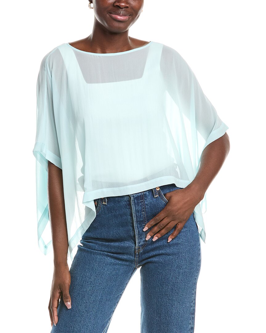 Eileen Fisher Silk Poncho
