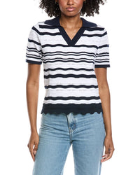 Laundry By Shelli Segal Mermaid Short Sleeve Sweater