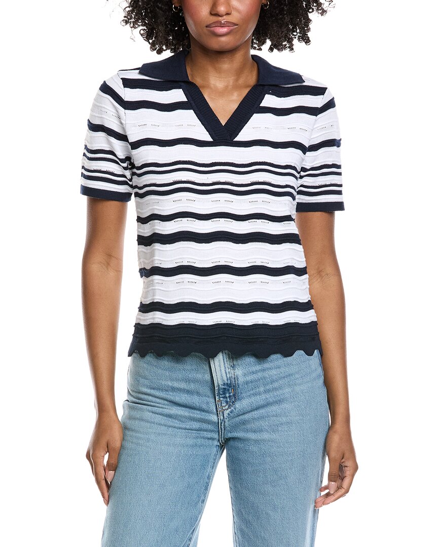 Laundry By Shelli Segal Mermaid Short Sleeve Sweater