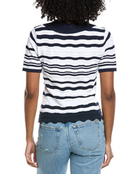 Laundry By Shelli Segal Mermaid Short Sleeve Sweater