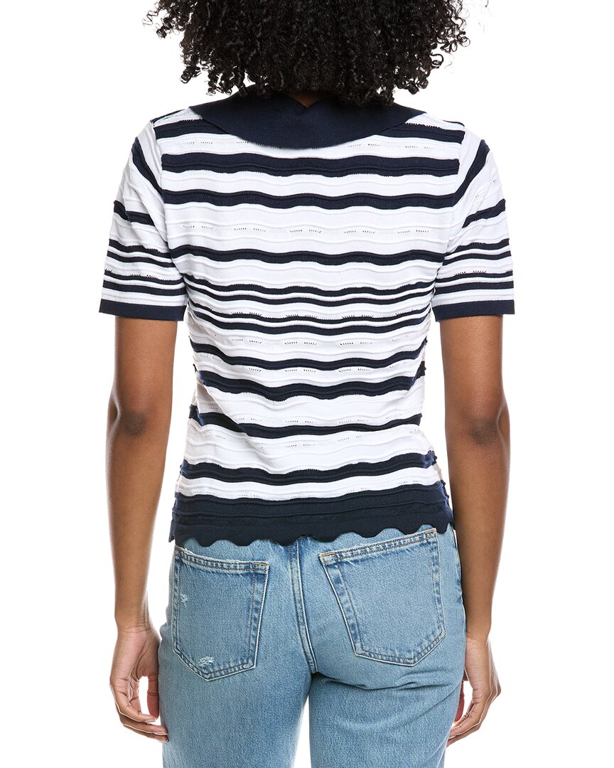 Laundry By Shelli Segal Mermaid Short Sleeve Sweater