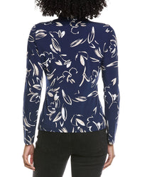 Laundry By Shelli Segal Long Sleeve Mock Neck Top