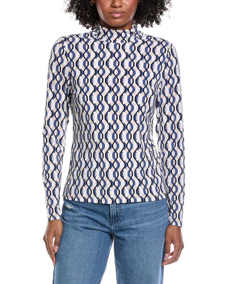 Laundry By Shelli Segal Long Sleeve Mock Neck Top