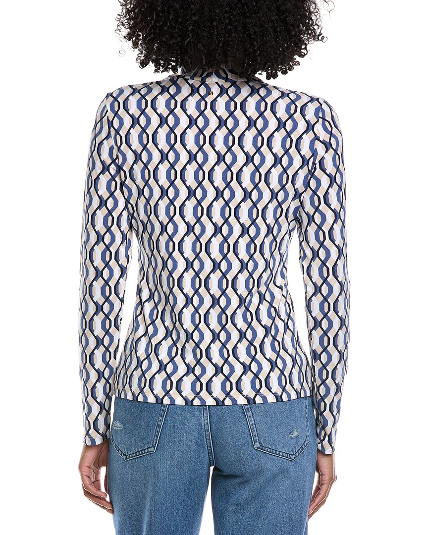 Laundry By Shelli Segal Long Sleeve Mock Neck Top