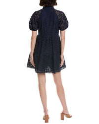 Cece V-Neck Tiered Babydoll Dress