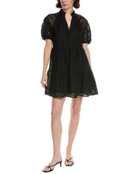 Cece V-Neck Tiered Babydoll Dress