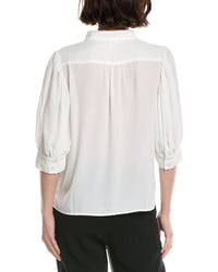 Cece Open Collar Top