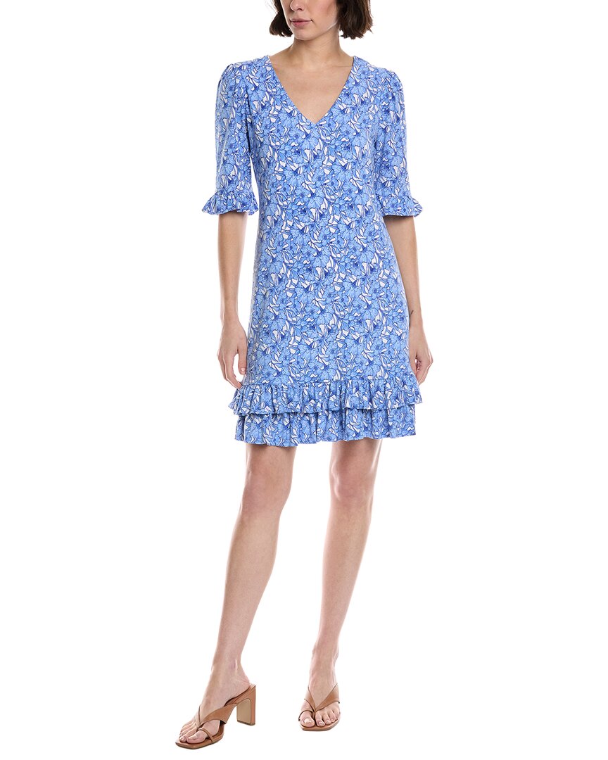 Cece Ruffle Hem Mini Dress