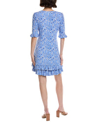 Cece Ruffle Hem Mini Dress