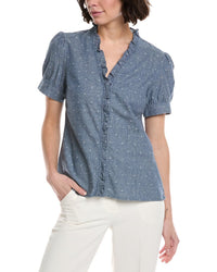 Cece Buttoned Top