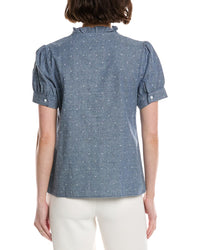 Cece Buttoned Top