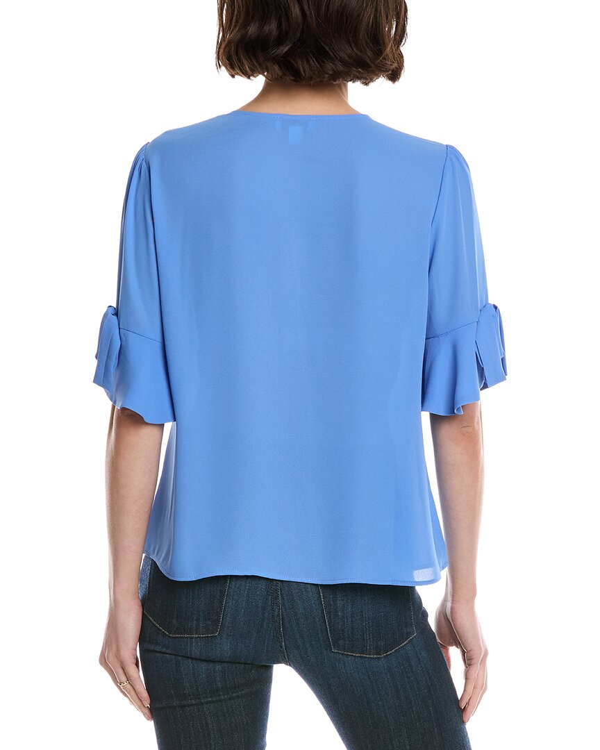 Cece Flounce Bow Sleeve Top