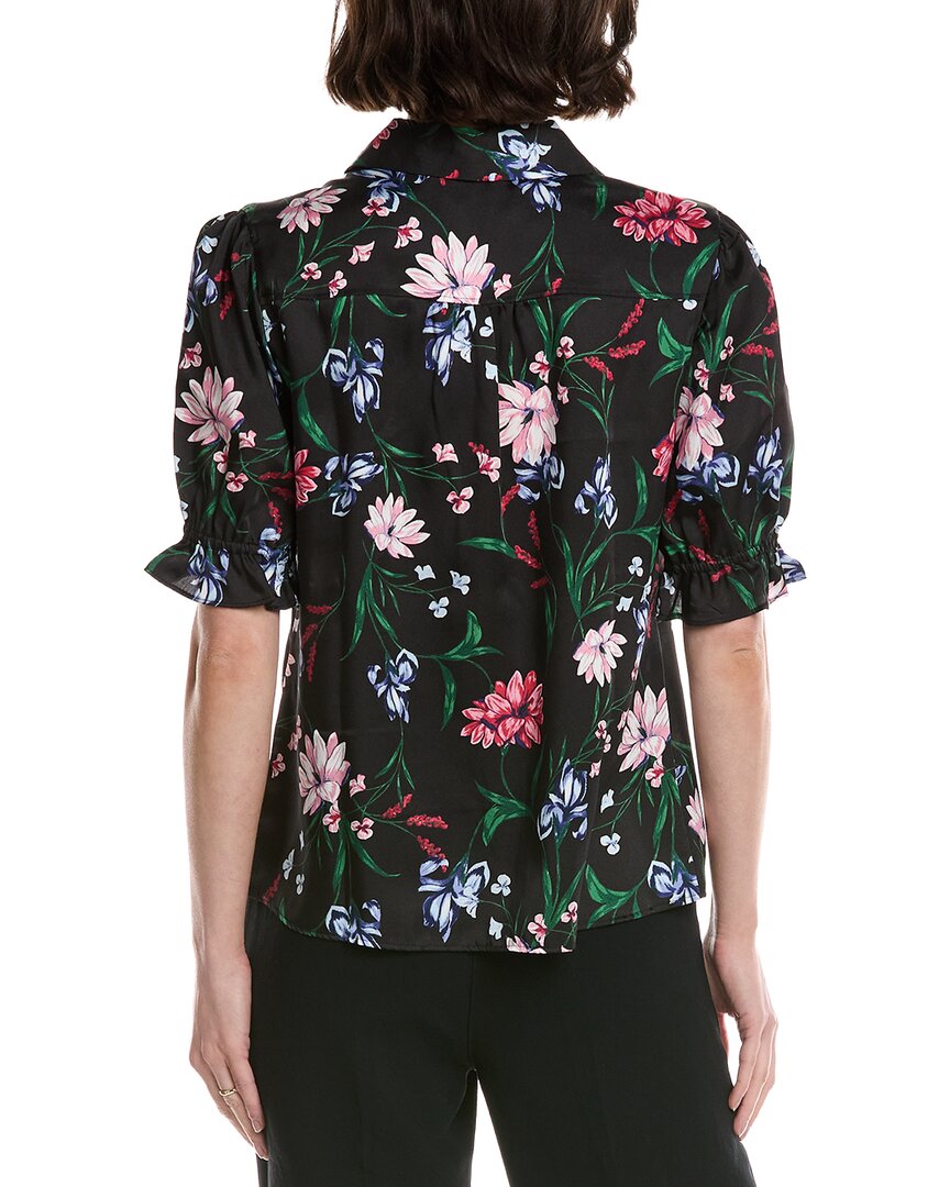 Cece Button-Down Collared Top
