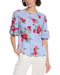 Cece Flounce Bow Sleeve Top