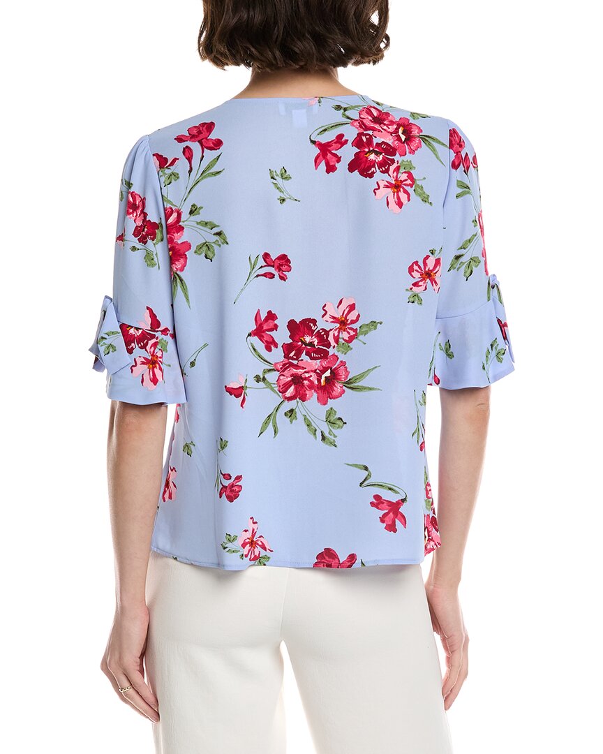 Cece Flounce Bow Sleeve Top