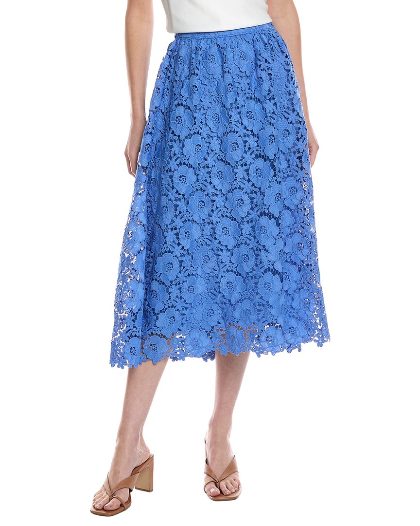 Cece Lace A-Line Midi Skirt