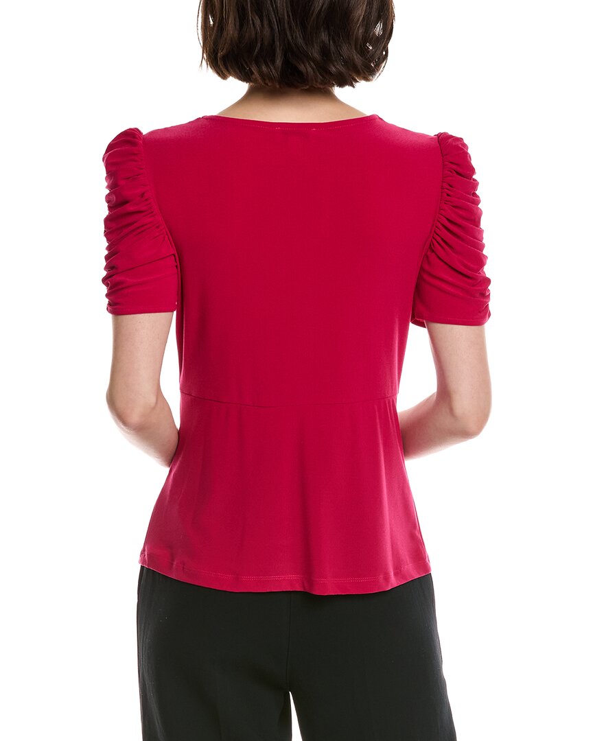 Cece Puff V-Neck Top