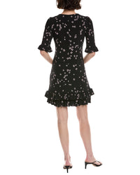 Cece Ruffle Hem Mini Dress