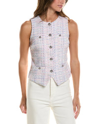 CeCe Cece V Split Hem Vest
