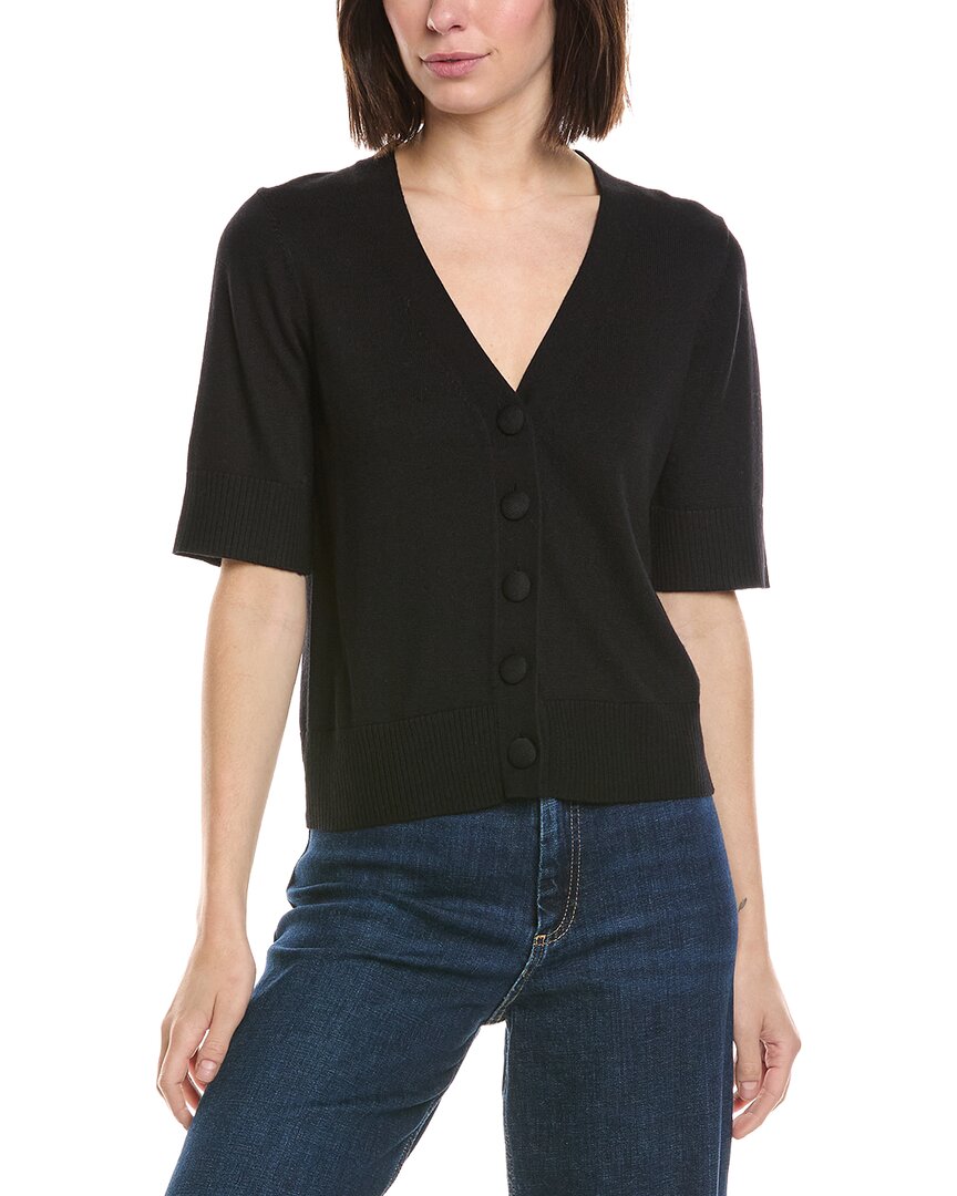 Cece V-Neck Wool-Blend Cardigan