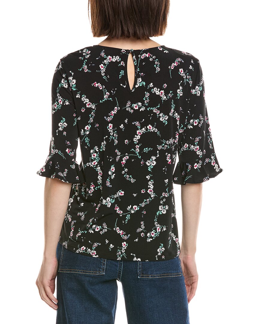 Cece Ruffle Cuff Knit Top