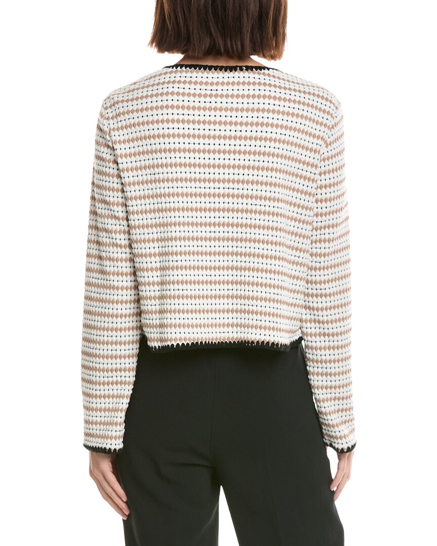 Cece Crochet Detailed Knit Cardigan