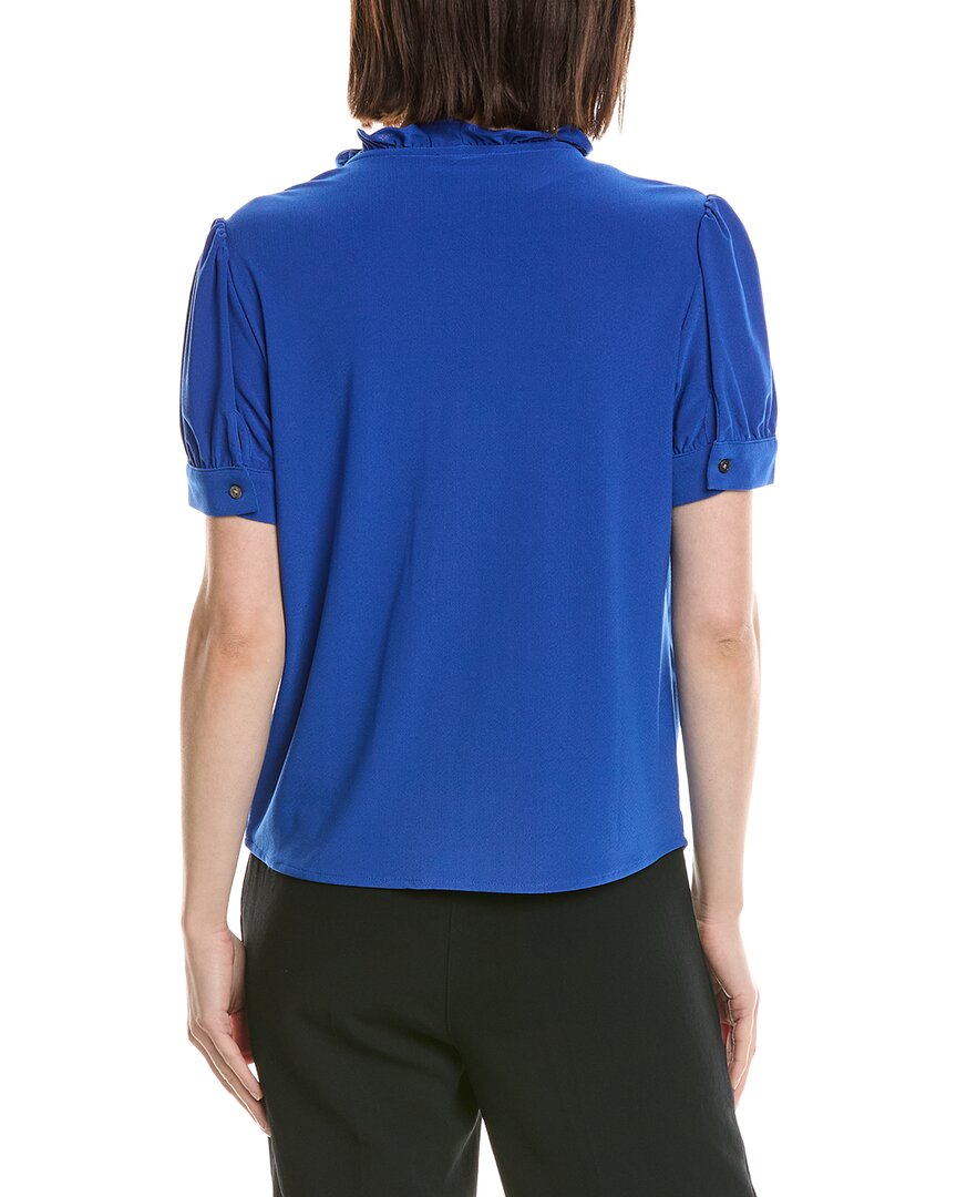 Cece Ruffle Trim Blouse