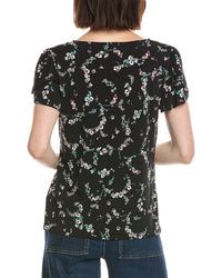 Cece V-Neck Tulip Sleeve Knit Top