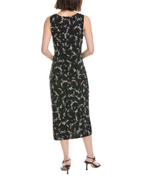 Cece Wrap Front Midi Dress