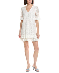 Cece Lace V-Neck Shift Dress