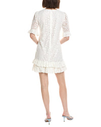 Cece Lace V-Neck Shift Dress