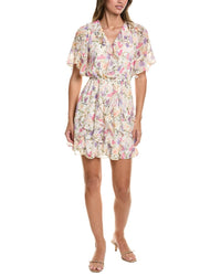 CeCe Cece Waterfall Ruffle Mini Dress