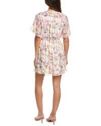 CeCe Cece Waterfall Ruffle Mini Dress