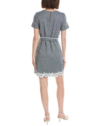 Cece A-Line Linen-Blend Mini Dress