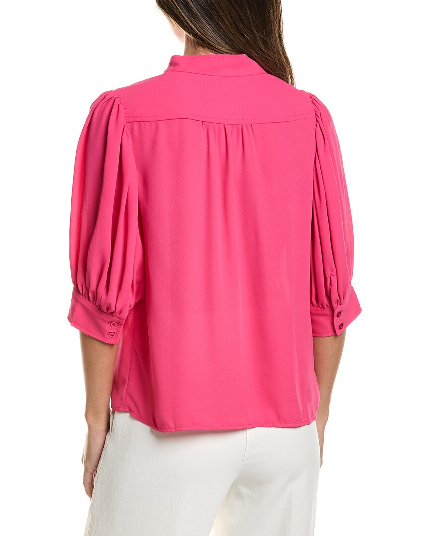 CeCe Cece Open Collar Top