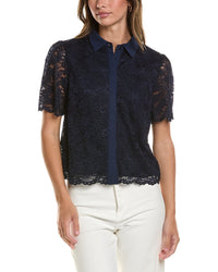 CeCe Cece Hidden Placket Shirt