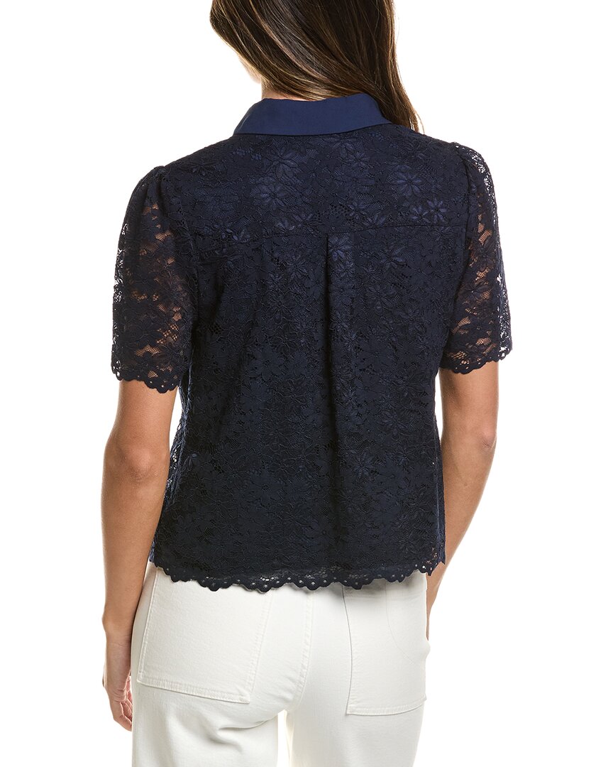 CeCe Cece Hidden Placket Shirt