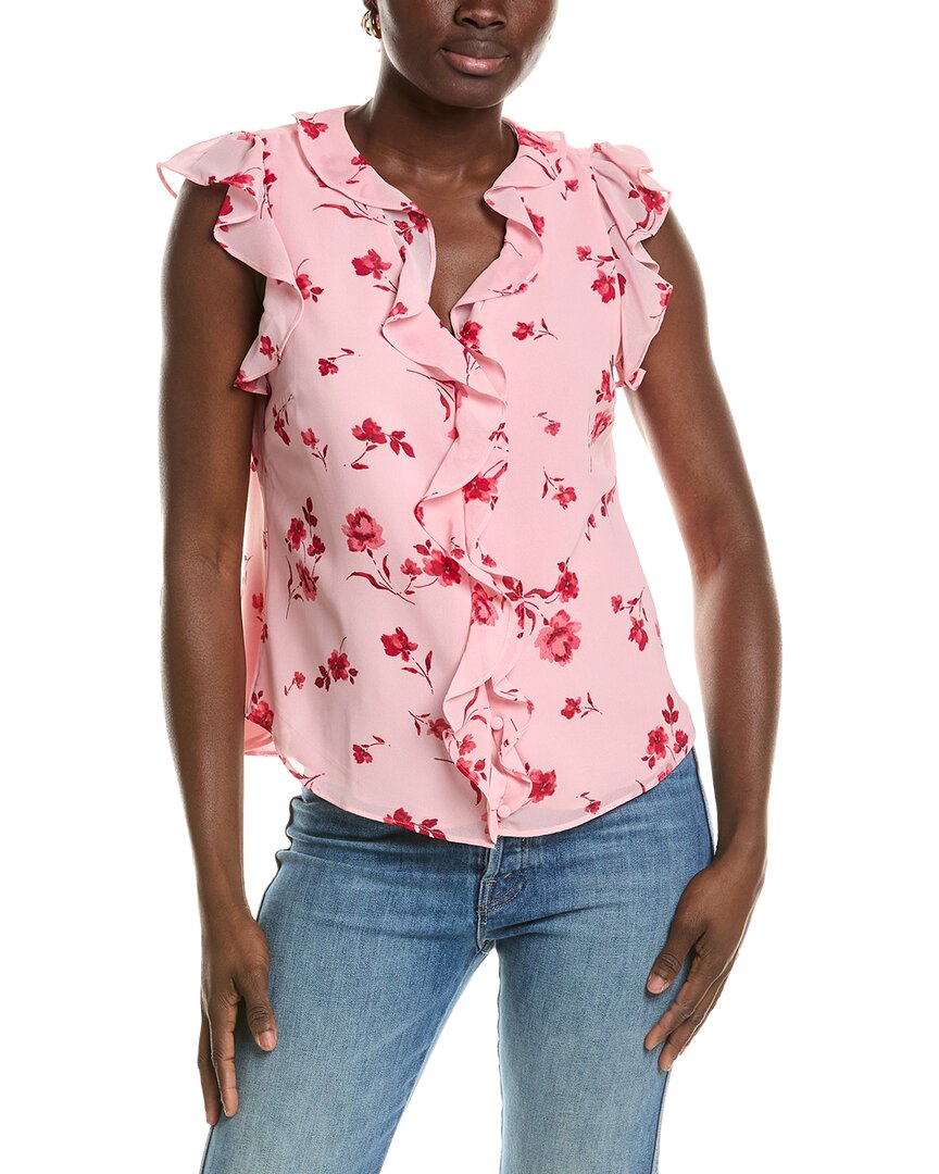 CeCe Cece Cascading Ruffle Detailed Top
