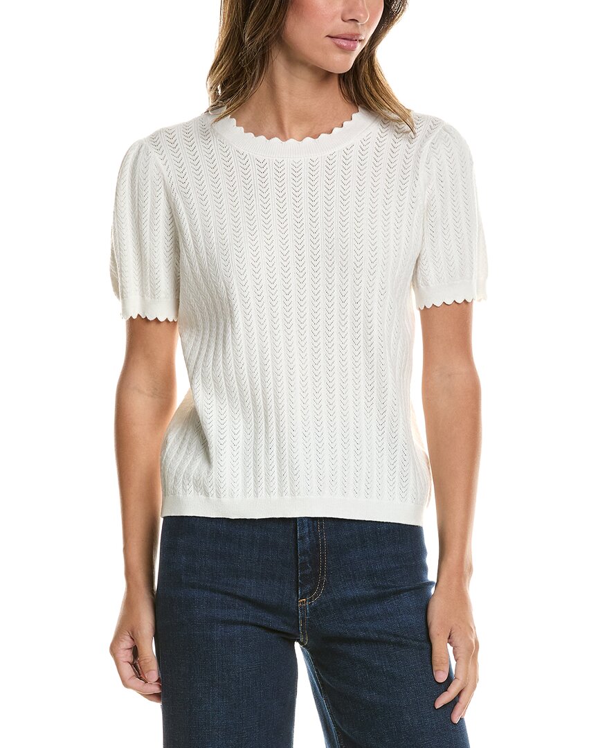CeCe Cece Pointelle Sweater