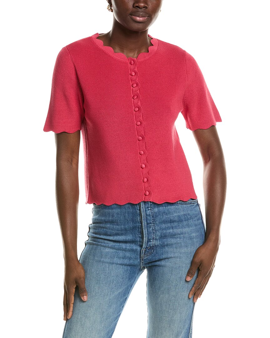 CeCe Cece Scallop Edge Top