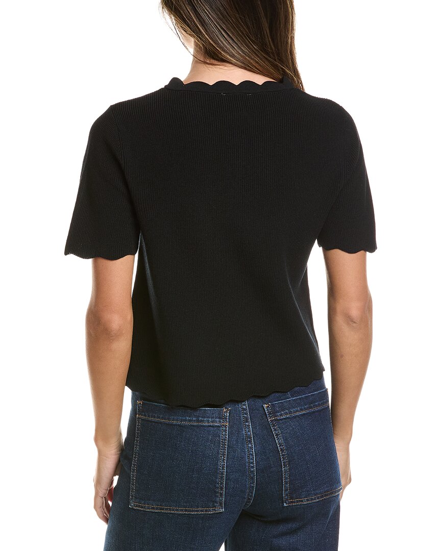 CeCe Cece Scallop Edge Top