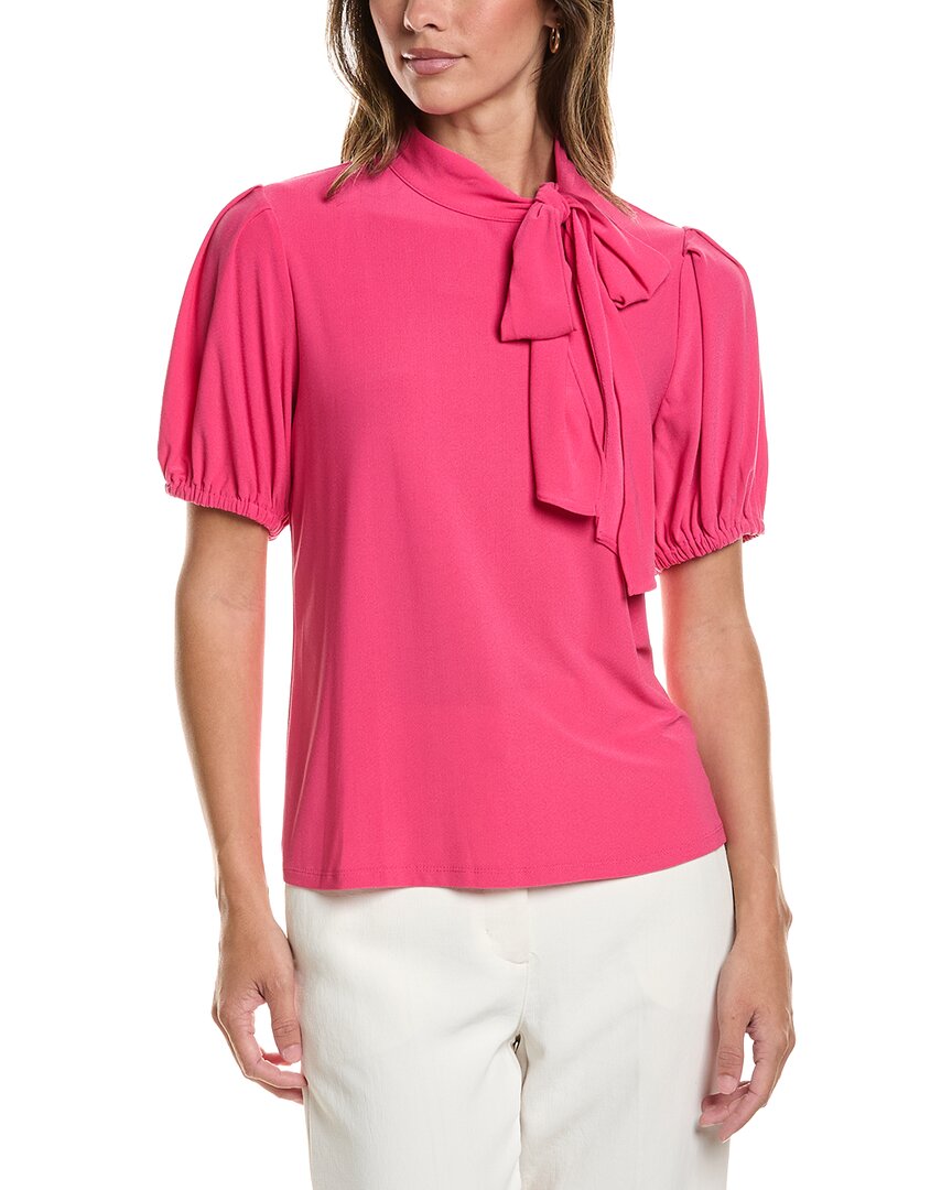 CeCe Cece Tie Neck Bow Knit Top